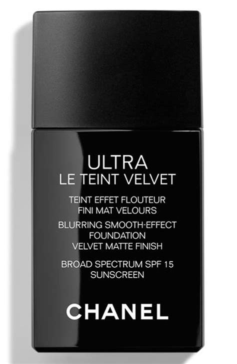 fondotinta ultra le teint velvet chanel|ULTRA LE TEINT VELVET Blurring smooth.